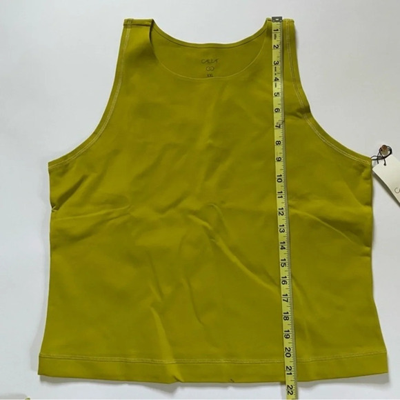 New Calia Essentials Fitness Tank Top XXL Chartreuse - Picture 7 of 8